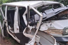 Lorry rams into car; driver dies